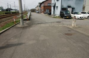 前面道路と市道との接続