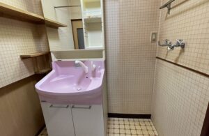 洗面、洗濯機置き場