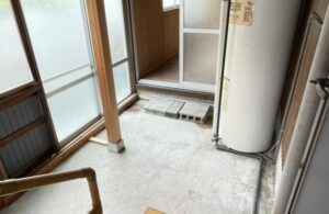 ボイラー室、物置